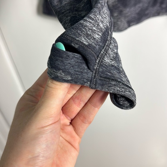 Lululemon On Repeat Rulu Hoodie Incognito Camo HTR Black Size 12 - Picture 4 of 9